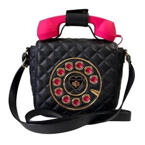 Betsey Johnson Hello Again Telephone Crossbody Bag